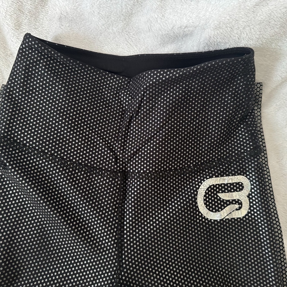 CycleBar Black and White Patterned Leggings